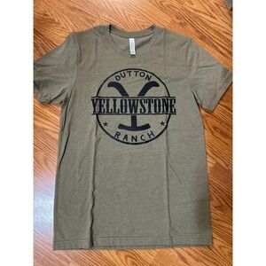 Yellowstone Ranch Dutton TV Show T Shirt‎ Bella Canvas Olive Green
